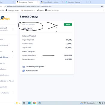 TurkNet Fatura Ve İnternet Hizmeti Sorunları