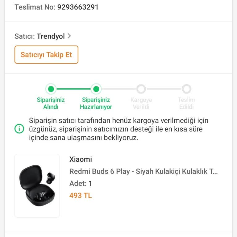 Siparişin Teslim Edilmemesi Ve İade Sorunu