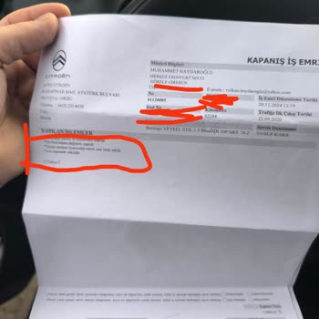 Serviste Tavan Lambası Hasarı Ve İletişim Sorunları