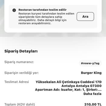 Burger King Ve Yemek Sepeti İle Sürekli Yaşanan Sorunlar
