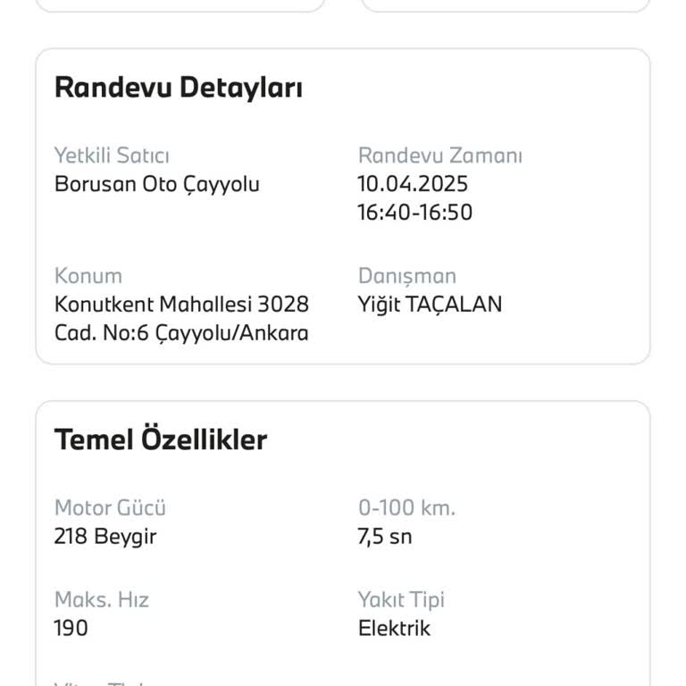 Test Sürüşü Randevusu Mağduriyeti