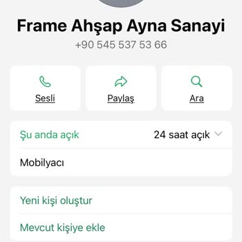 Ayna Siparişi Sonrası Engellendim