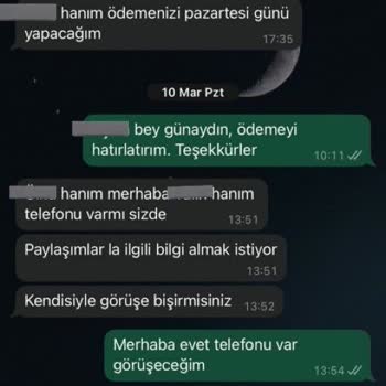 Vesta Grup: Ödeme Yapılmayan Hizmet Ve İletişimsizlik