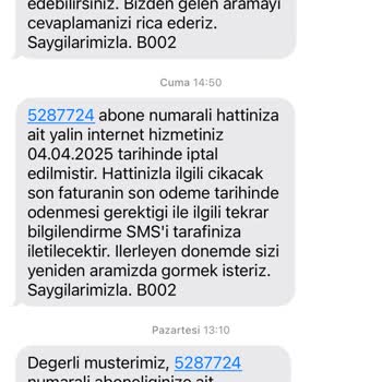 İnternet İptali Sonrası Yeni Abonelik Sorunu