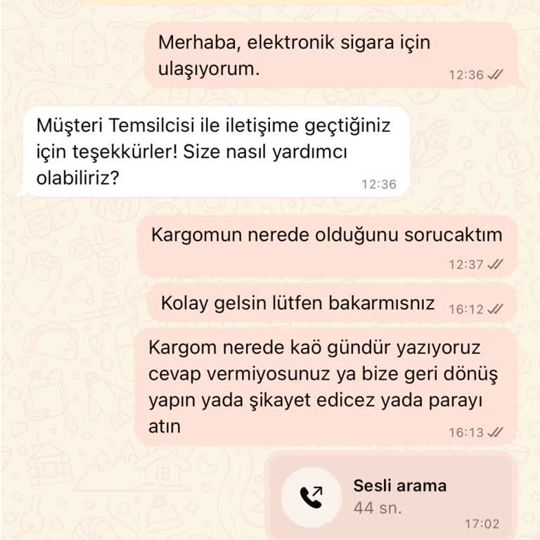 Siparişlerim Teslim Edilmedi Ve İletişim Engellendi