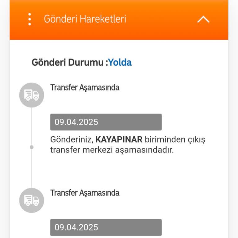Kargom Neden Hala Transfer Sürecinde?