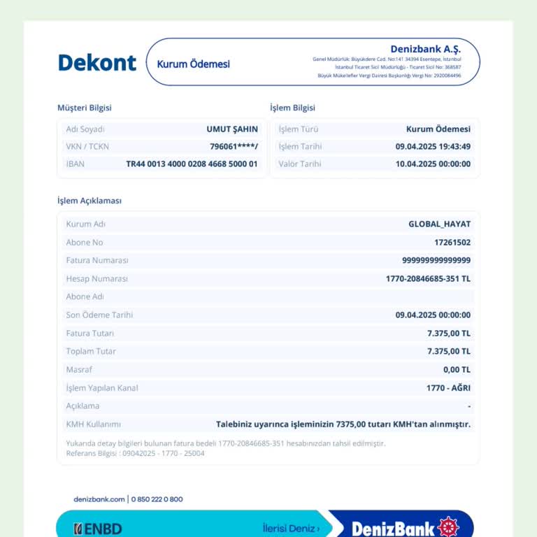 Haberim Olmadan Çekilen Para Ve Faiz: Denizbank'tan Beklenmeyen İşlem