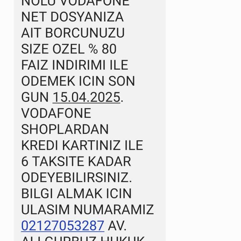 İzinsiz SMS Kabusu: Vodafone B016 Mesajları