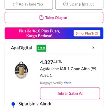 Hesabımdan Bilgim Dışında Yapılan Siparişler