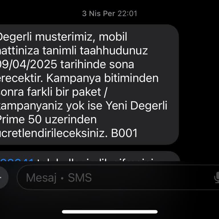 Yanıltıcı Mesajlarla Gelen Fatura Şoku