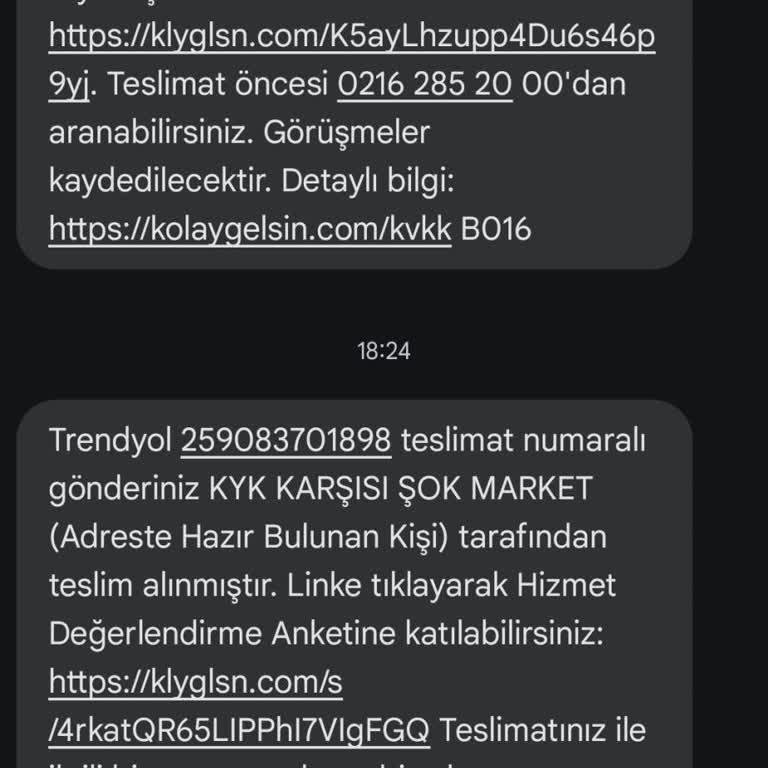 Kargo Firması İletişimsizlik Ve Yanlış Teslimat