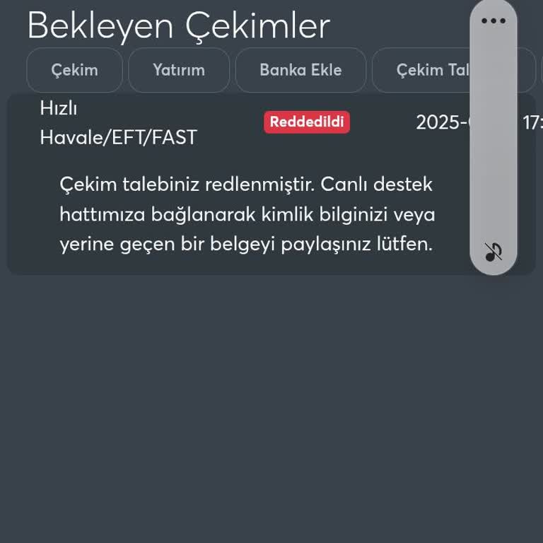 Bahis Sitesinde Çekim İşlemlerinde Yaşanan Sorunlar