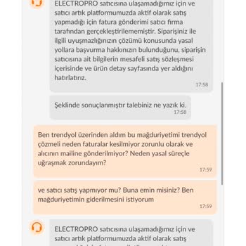 Trendyol'dan Aldığım Macbook'un Faturası Gelmedi