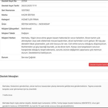 Yüksek Fiyatlı Bilgisayarın Ekran Kartı Sorunu Çözülmüyor!