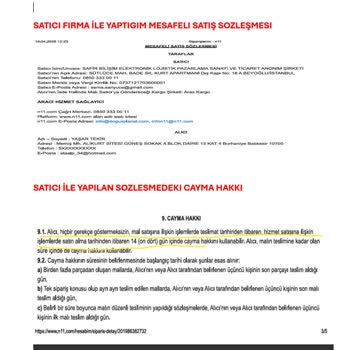 Siemens EQ700 Kahve Makinesi İade Sürecinde Zorluklar