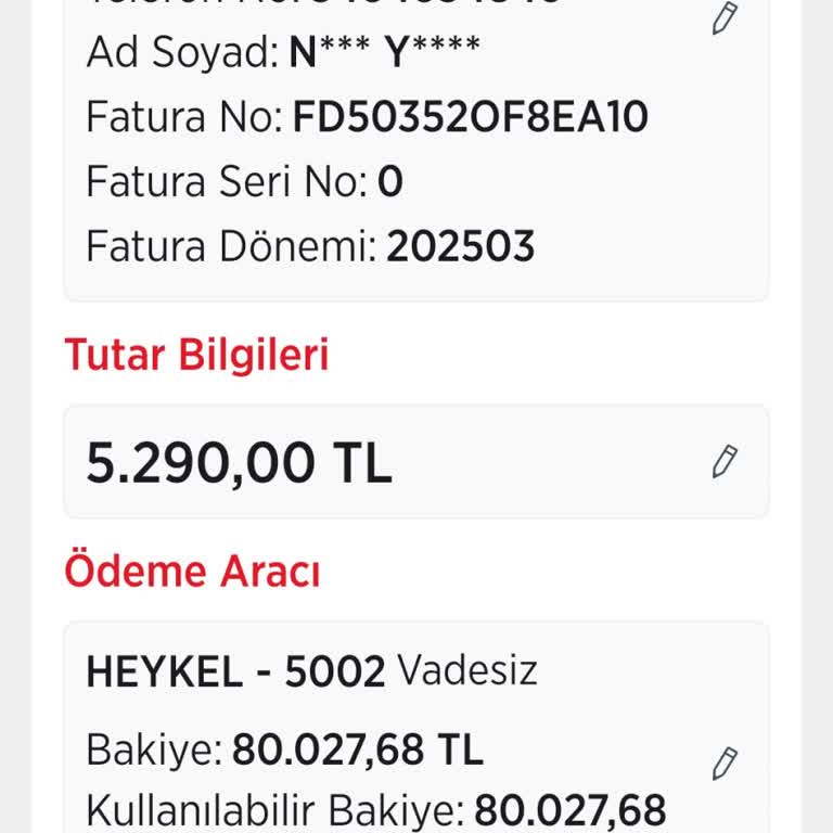 Vodafone'un Yüksek Fatura Şoku