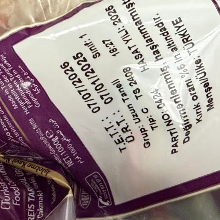 Carrefour Sanal'dan Alınan Pirinçte Kurt Problemi