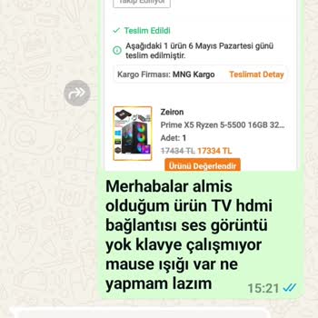City Bilişim'den Alınan Bilgisayarın Arızası Çözülmüyor