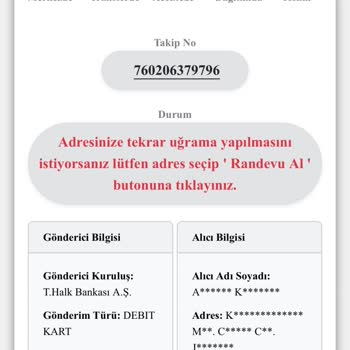 Halkbank Kuryenet İle Teslimat Sorunu