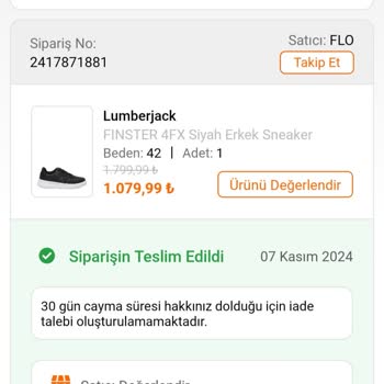 FLO'dan Aldığım Lumberjack Ayakkabının Garanti Sorunu Ve Hayal Kırıklığı