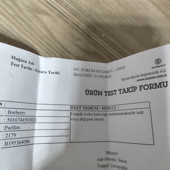 Boyner'den İade Sürecinde Yaşanan İlgisizlik