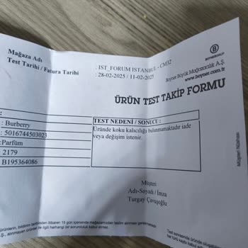 Boyner'den İade Sürecinde Yaşanan İlgisizlik