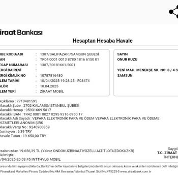 Kendi Param Üzerindeki Kısıtlamaya Anlam Veremiyorum!