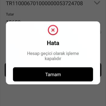 Kendi Param Üzerindeki Kısıtlamaya Anlam Veremiyorum!