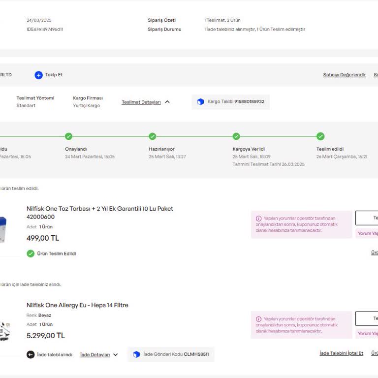 idefix İade Sürecinde Yaşanan Sorunlarla Mağduriyet!