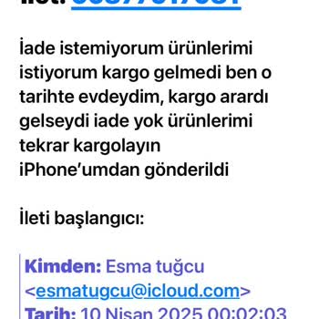 H&M Online Siparişlerim Teslim Edilmedi Ve İade Süreci Sorunu