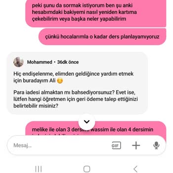 Ders Bakiyelerim İade Edilirken Aboneliklerim İptal Edildi