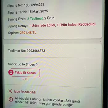 Çakma Ve Kullanılmış Ayakkabı İadesi Reddedildi