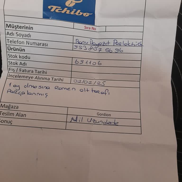 Müşteri Memnuniyeti Ve Ürün Kalitesi Hakkında Hayal Kırıklığı