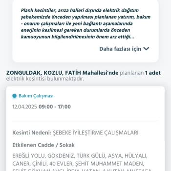 Soğuk Havalarda Planlı Elektrik Kesintisi Mağduriyeti