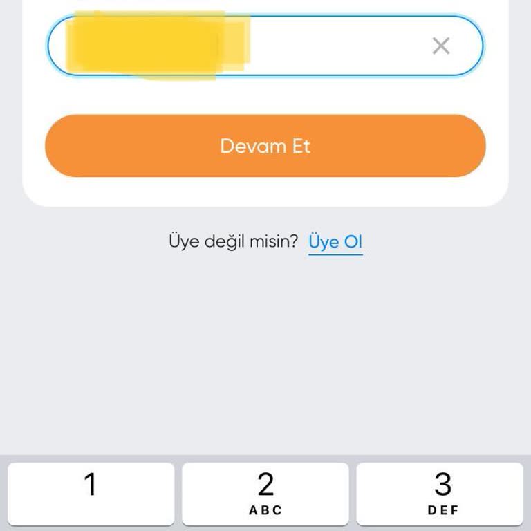 Coffy Uygulamasında Giriş Sorunu