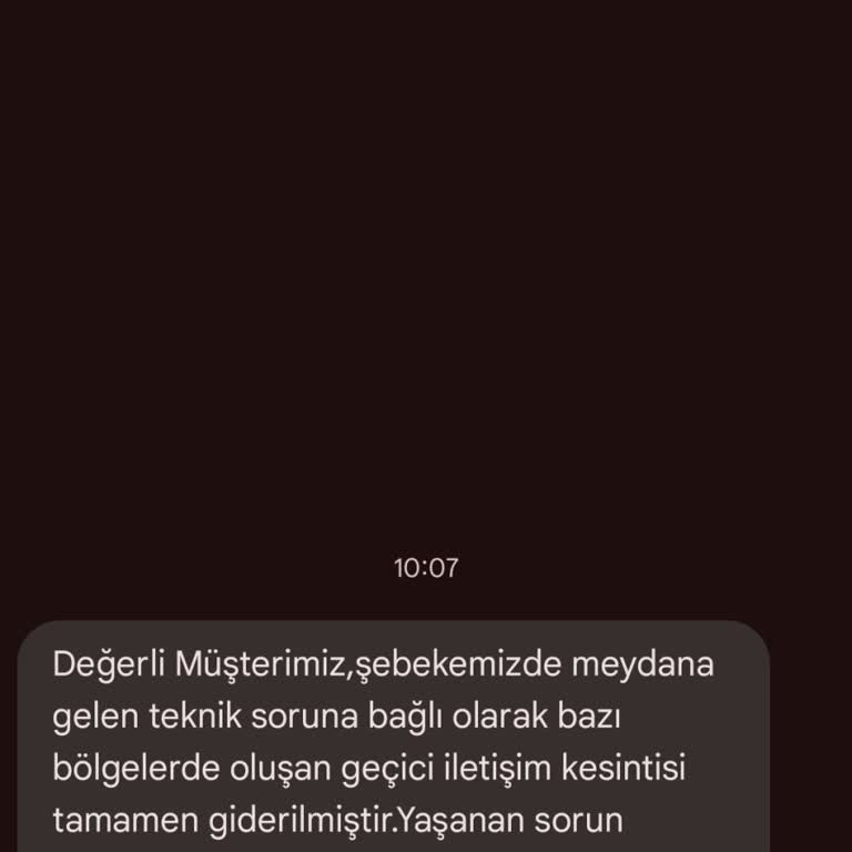 Turkcell'in Yetersiz Özrü Ve Müşteri Memnuniyetsizliği