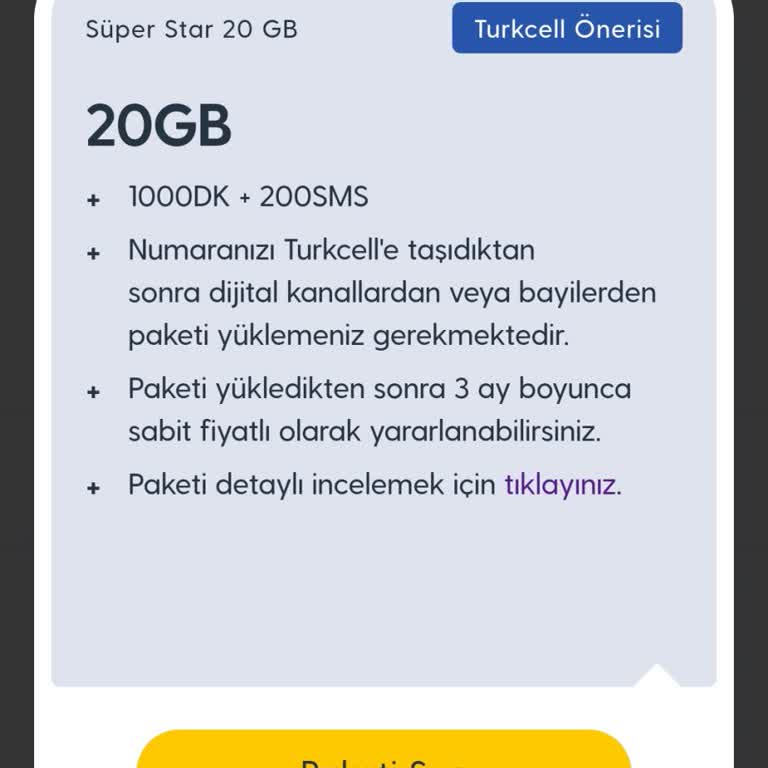 Turkcell'de Vaat Edilen Tarife Gerçek Değil