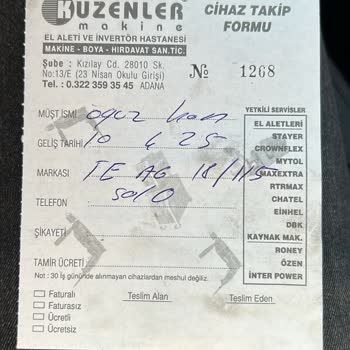 Sürekli Arızalanan Einhell Taşlama Cihazı Sorunu