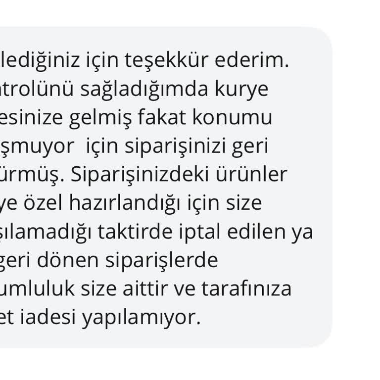 Getir'den Gelen Yanlış Adres Krizi