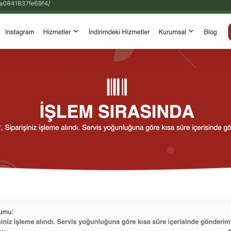 Ödeme Alıp Hizmet Vermeyen Uyguntakipci.com Hakkında Şikayet