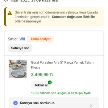 Kargoda Kırılan Ürünler İçin Değişim Talebi