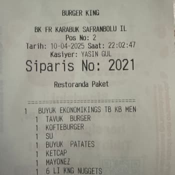 Burger King Safranbolu'da Hijyen Sorunları