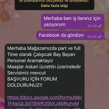 Yanıltıcı İş Başvurusu Sitesi Hakkında Yardım Talebi