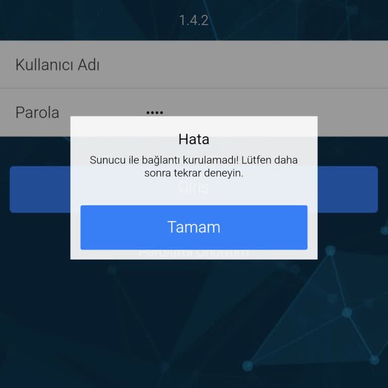 Gelişen Teknolojiye Rağmen Sürekli Sunucu Hatası Veren Uygulama