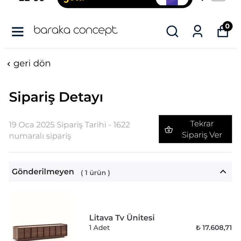 TV Sehpası Siparişimde Yaşanan Teslimat Sorunu