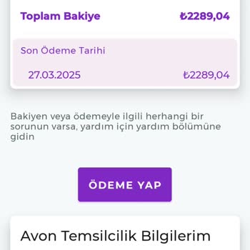 Avon'da Çifte Fatura Ve İade Sorunu