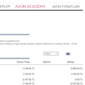 Avon'da Çifte Fatura Ve İade Sorunu