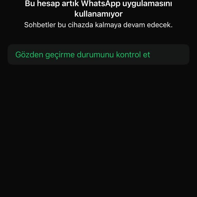 WhatsApp Grup Kısıtlamasıyla Karşılaştım