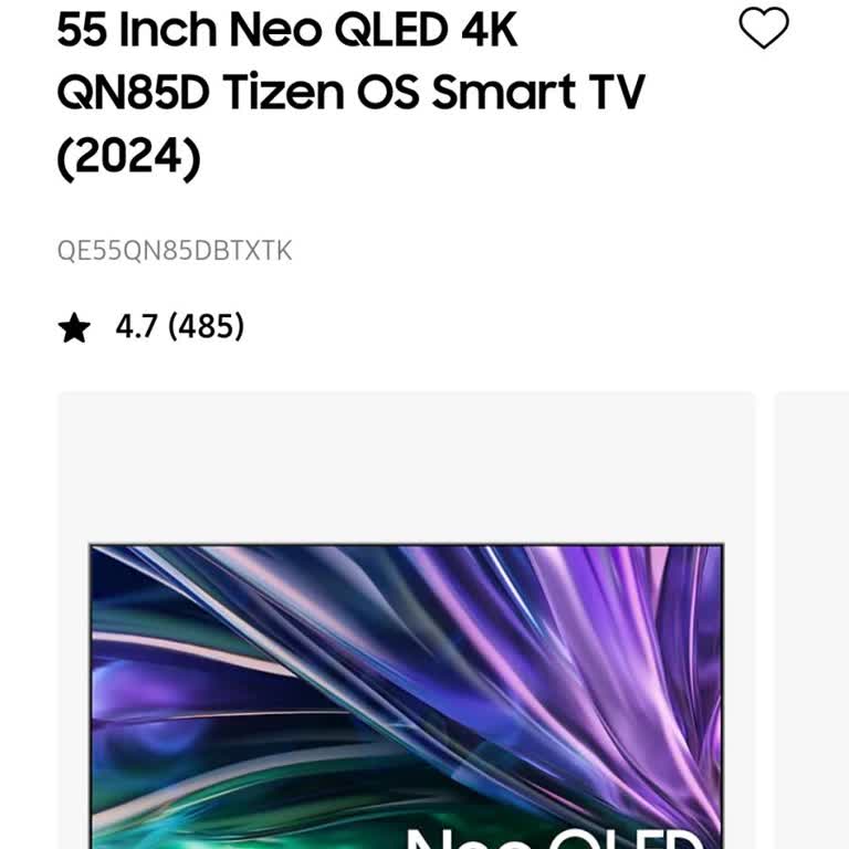 Samsung Neo QLED TV'de Uygulama İndirme Sorunu