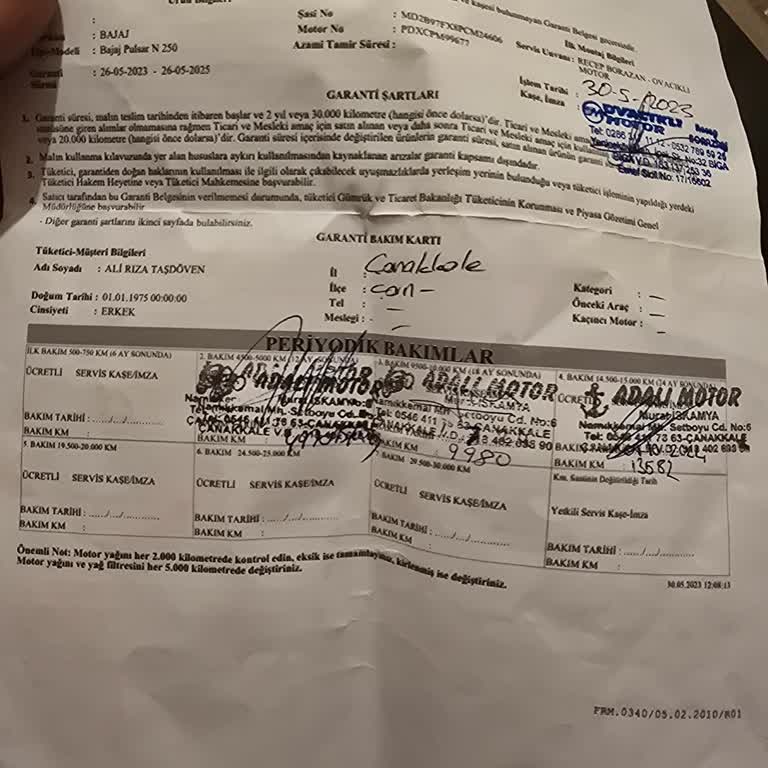 Servislerde Çözüm Bulamayan Bajaj N250 Sorunu